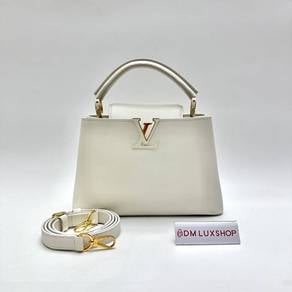 Preloved LV Capucines BB White