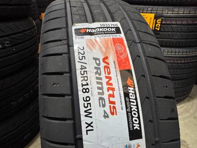 Tayar baru 225 45 18 hankook ventus prime4 offer