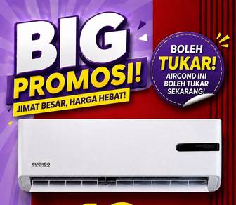 Nak Pasang Aircond Cuckoo Dfscz12