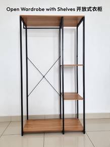 Open Wardrobe with Shelves