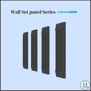 Acoustic Wall Panel I 120cm x 30cm x 7.5 I