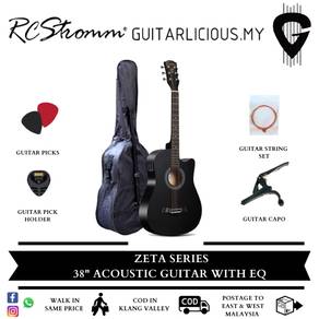 ZETA Series 38" SemiAcoustic Guitar w/ 2 band EQ