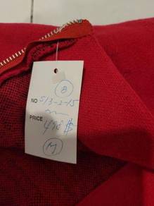 Ladies red short flare skirt(high quality)