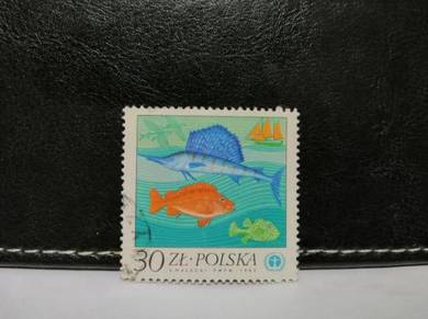 1983 Poland Stamp Sea Fish
