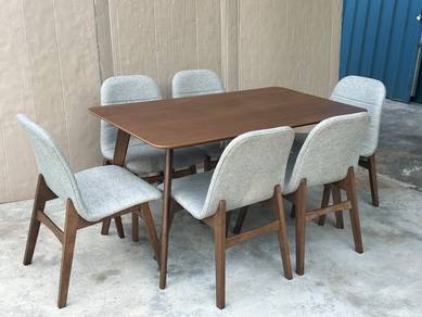 meja makan 6 kerusi direct kilang