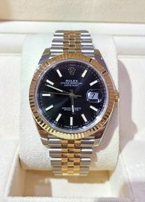 Pre-Owned Rolex 126333 Datejust II Black Dial Inde