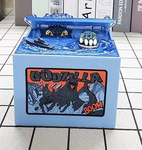 Electric Godzilla Money Box. 