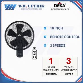 Deka Wall Fan (Remote Control)