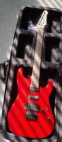 Cate QM-E03 Electric Guitar - Red