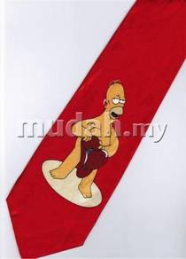 The Simpsons Homer Jay Hat Cartoon Fancy Neck Tie