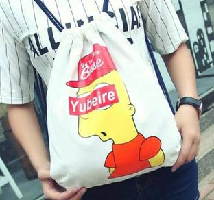 Trendy Swag The Simpson Drawstring Bags Backpack