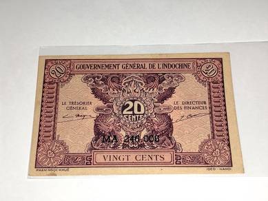 Indochina 20 cents 1942