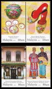 Mint Stamp Baba Nyonya Heritage Malaysia 2013