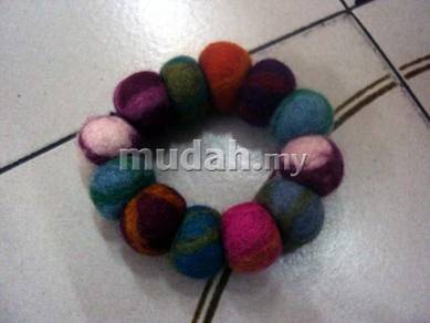 Colorful Woolen Bangle