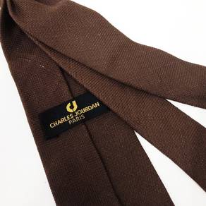 Charles Jourdan Brown Textured Slim Tie