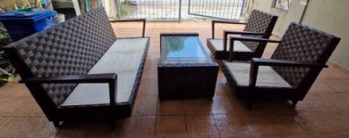 Sofa + Kabinet + Meja makan