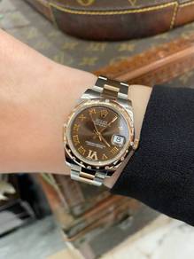 2017 Rolex Datejust 31 Ref 178341 Half 18k 750