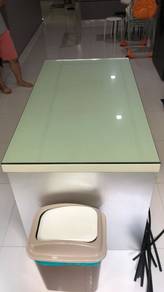 KACA LAPIK MEJA l table glass top install l clear