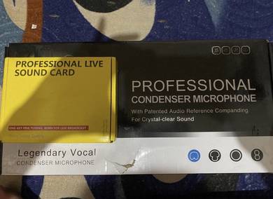 Condenser Microphone with SoundCard