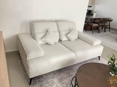 2 - Set Sofa Two Seater White - Kfurniture