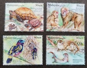 Mint Stamp Endangered Wildlife Malaysia 2022