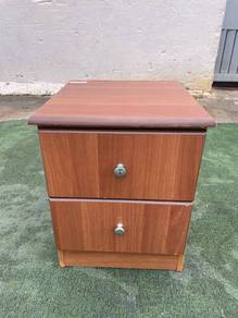 YD35L Meja Tepi Katil Bed Side Table Oak