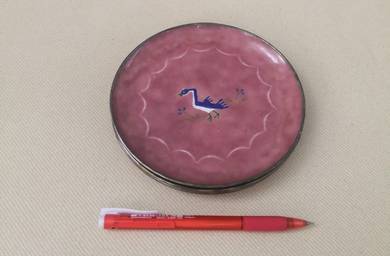 Enamel on metal plate 4