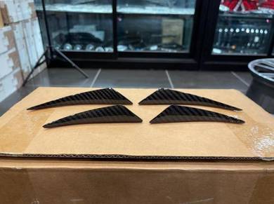 Mercedes BMW Audi Dry carbon fiber canard set