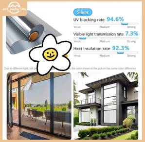 privacy window tinted tingkap rumah cermin 