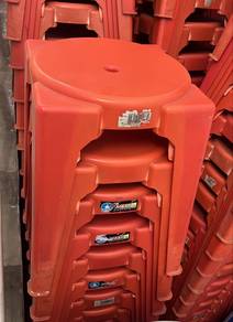 Unica Maxlife Red Plastic Stool (Used)