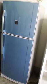Refrigerator Fridge Peti Sejuk Ais Ice Blue Sharp