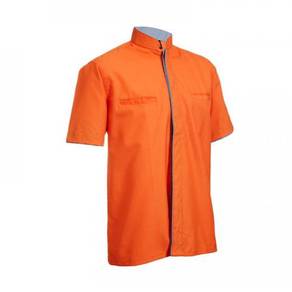Baju Korporat Kemeja Oren Sport F1 1807 Orange