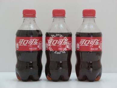 Coca-Cola Coke China 300ml Fat Pet Bottle
