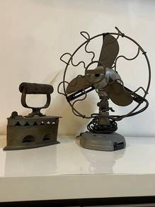 Set Kipas Antik Marelli (Italy) & Iron Arang Lama