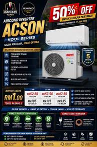 aircond khind x acson
