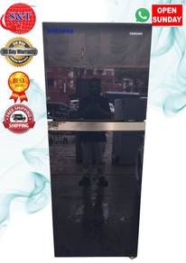 Fridge DOUBLE DOOR SAMSUNG BLACK GLASS DOOR