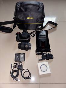 Nikon D5000 with Speedlight Godox TT520II