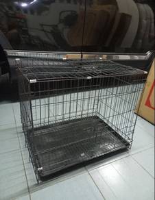 New 2 doors Cat Cage, Sangkar Kucing with Tray