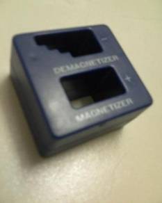 Metal Magnetizer and Demagnetizer Block