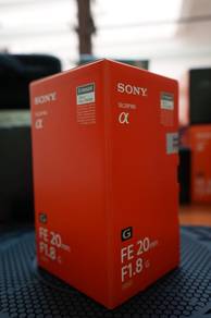 Sony G FE 20mm F1.8 G