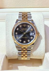 Pre-Owned Rolex 278273 Datejust Grey Diamond Dial