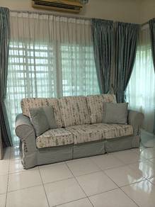 Flowery 3 + 2 seater sofa