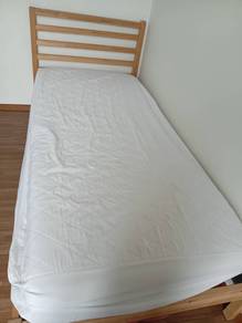 Bed frame, pine/Luröy, 90x200 cm