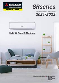 Mitsubishi 1.5hp Air Cond + pasang