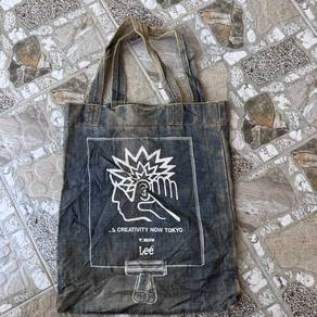 Lee denim tote bag