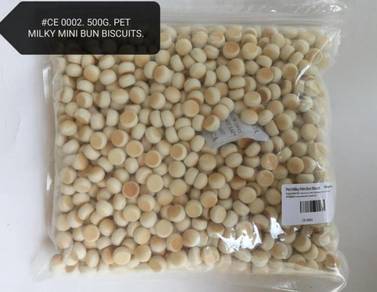 Dog Snack Milky Mini Bun Biscuits 500gram Treat