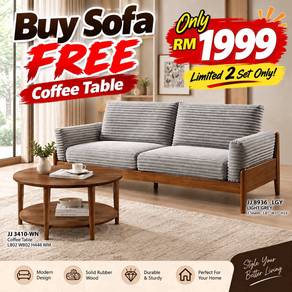 Combo Set (3 seater sofa coffee table)