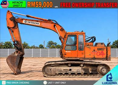 [LOCAL TERPAKAI] HITACHI UH07-7 Mesin Excavator