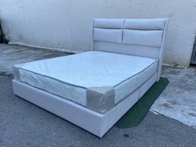 PK119  New* Set Queen Divan Bed Frame Anti Scratch