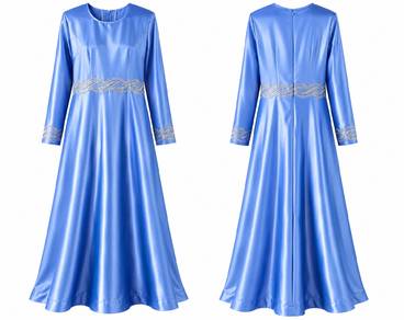 Gown custom made (Royal blue)